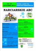 Narciarskie ABC plakat